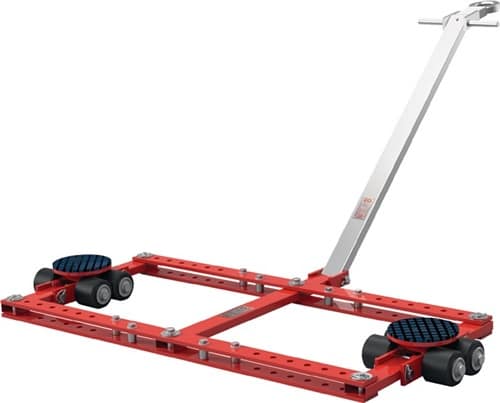 KRAMP Transportfahrwerk tandem,lenkbar,m.7-fach-Verstellung Trgf.6 t 8 Lastrollen