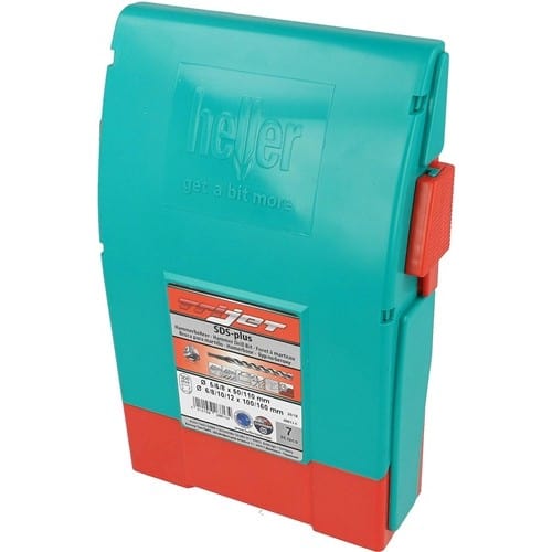 HELLER Hammerbohrersatz Trijet Ultimate 7-tlg.SDS-plus Ku.-Box HELLER