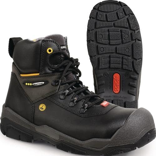 JALAS Sicherheitsstiefel 1828 Gr.35 schwarz S3 SRC CI HRO HI EN ISO 20345:2011