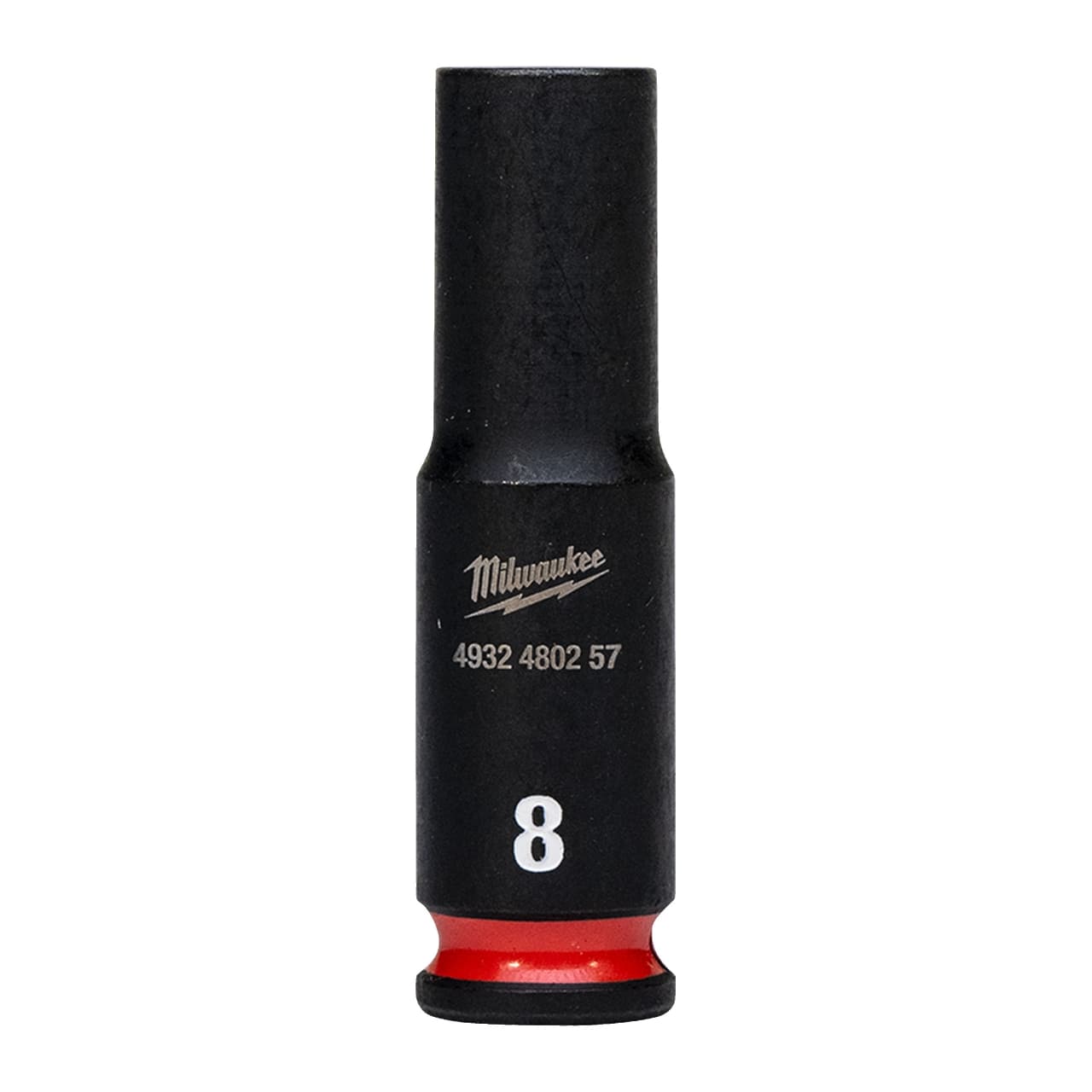 MILWAUKEE 8 x 50 mm SHOCKWAVE Schlagnuss 1/4" lang