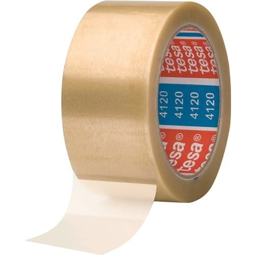TESA Verpackungsklebeband PVC tesapack® 4120 farblos L.66m B.50mm Rl.TESA