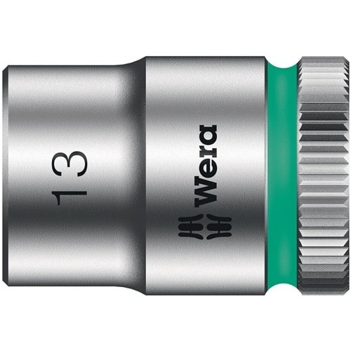 WERA Steckschlüsseleinsatz 8790 HMB Außen-6-kant SW13mm L.29mm 4-kt3/8Zoll CV verchr.