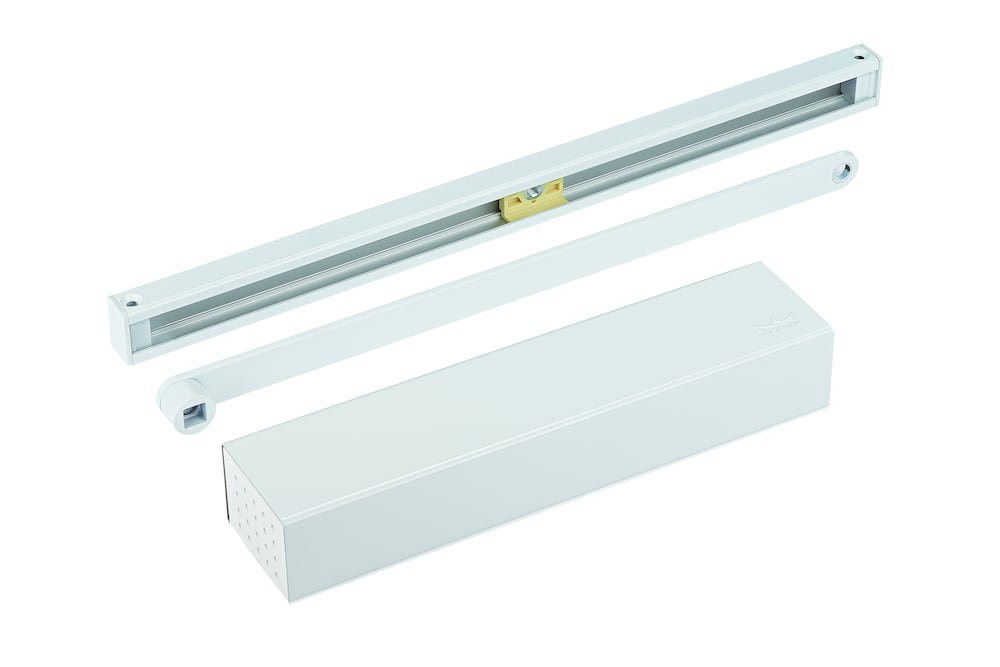 dormakaba Oben-Türschließer TS 92 B Basic EN 1-4, Aluminium, verkehrsweißweiß