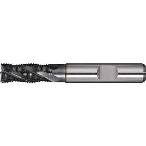 TECWERK Schaftfräser DIN 844 Typ HR D.8mm HSS-Co PM ALCRONA Weldon Z.4 kurz TECWERK