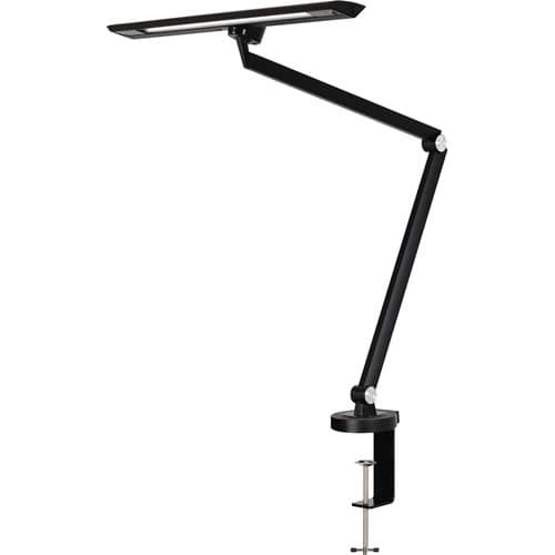 HANSA Schreibtischleuchte LED Zirkon Aluminium,ABS,Eisen,PC schwarz H.820mm m.Klemme