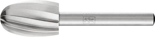 PFERD TOOLS Frässtift O1625 D.16mm Kopf-L.25mm Schaft-D.6mm HSS Verz.ALU PFERD