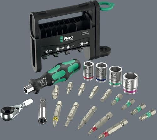 WERA Bitsortiment Tool-Check Modular Imperial 1 21-tlg.WERA