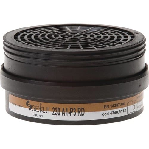 EKASTU Kombinationsfilter 230 A1-P3 EN 14387 f.2 St./Btl.EKASTU