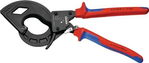 KNIPEX Kabelschneider Gesamt-L.320mm max.60 (600 mm²)mm pol.Mehrkomp.-Hüllen KNIPEX