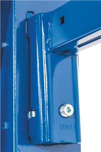META Kragarmregal H2500xB1000xT400mm Anbauregal eins.Gesamt-Trgf.1610kg