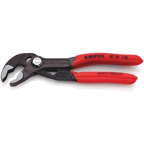 KNIPEX Wasserpumpenzange Cobra® L.125mm Spann-W.27mm pol.Ku.-Überzug KNIPEX