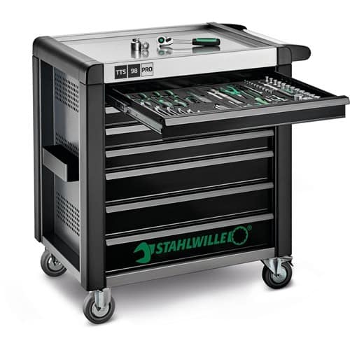 STAHLWILLE Werkstattwagen 98/7 PRO B651xT1001xH1020mm 1400kg 7 Schubl.
