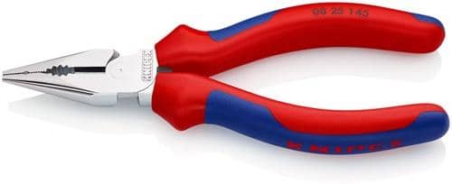 KNIPEX Spitzkombizange L.145mm verchr.Comfort-Griff verchr.KNIPEX