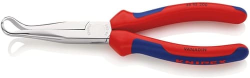 KNIPEX Mechanikerzange L.200mm Form 9 45Grad gew.Mehrkomp.-Hülle verchr.KNIPEX