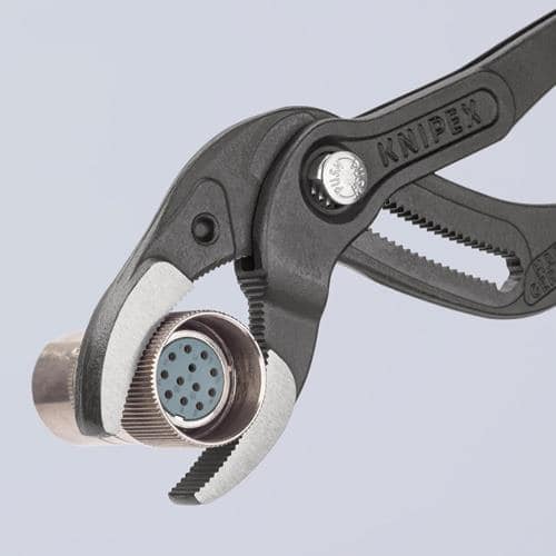 KNIPEX Syphon-/Connectorenzange L.250mm Spann-W.25-80mm schwarz atram.