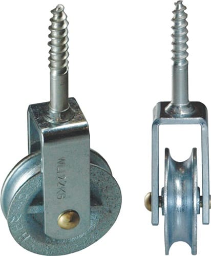 HBS-BETZ Waschseilrolle 5000 Nut 10mm Grauguss verz.Halterung STA verz.HBS-BETZ