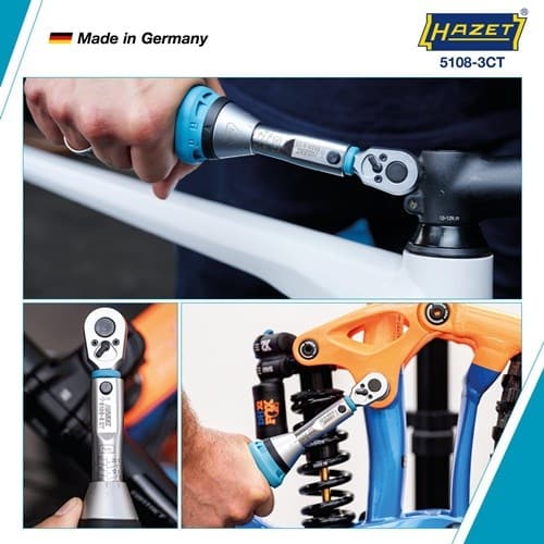 HAZET Drehmomentschlüssel 5108-3 CT 1/4 Zoll 2,5-25 Nm HAZET