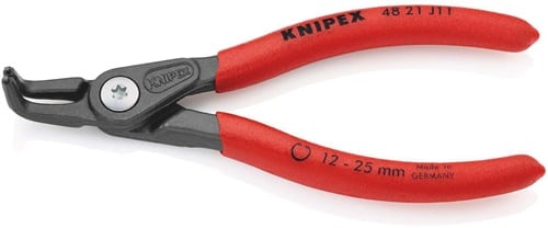 KNIPEX Präzisionssicherungsringzange J 11 f.Bohrungen D.12-25mm L.130mm KNIPEX
