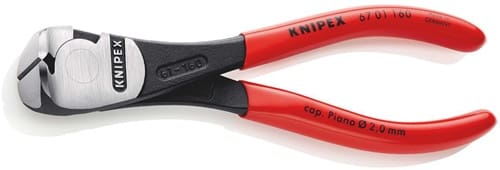KNIPEX Kraftvornschneider Gesamt-L.160mm Kopf pol.Ku.-Überzug KNIPEX