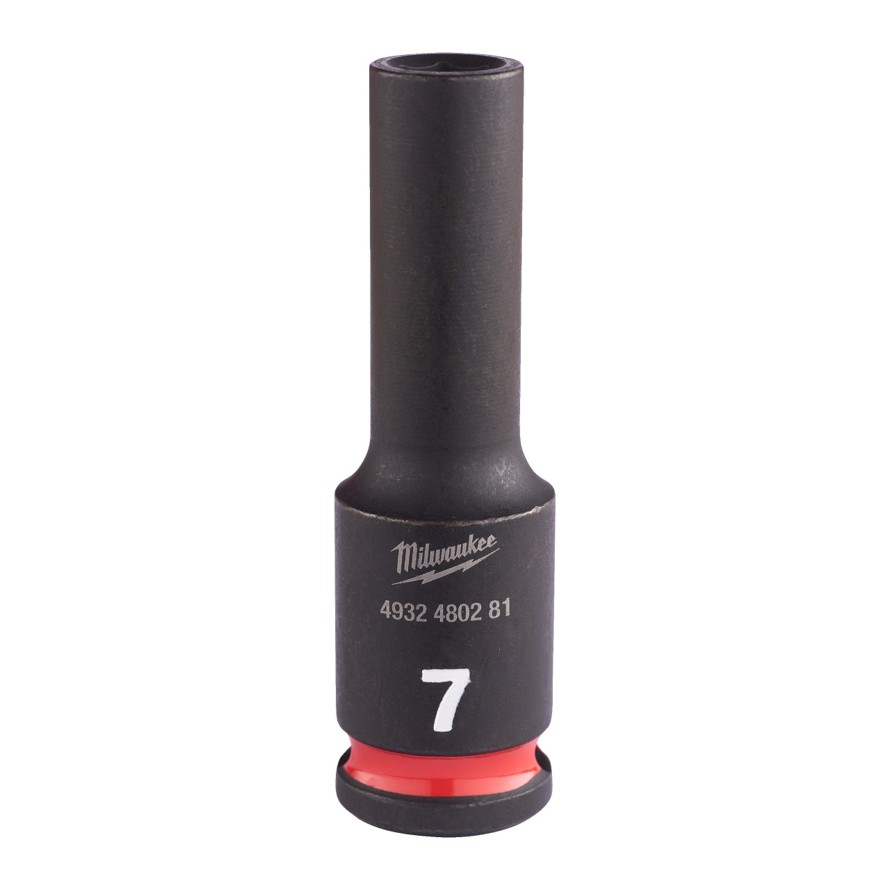 MILWAUKEE 7 x 65 mm SHOCKWAVE Schlagnuss 3/8" lang