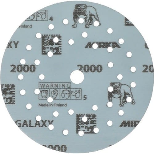 MIRKA Haftschleifscheibe GALAXY Grip Multifit 125mm K.2000 f.HO/Metall/Lack/Ku.