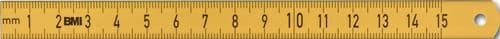 Stahlmaßstab ISOFLEX Stahl mit Polyamid flexibel BMI