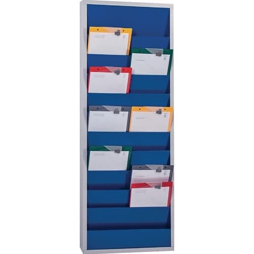 EICHNER Werkstattplaner H1278xB554xT74mm ultramarinblau 2-reihig