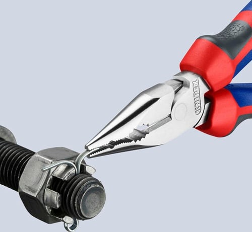 KNIPEX Spitzkombizange L.145mm verchr.Comfort-Griff verchr.KNIPEX
