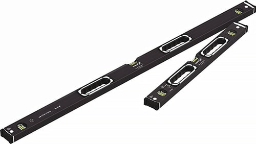 STABILA Wasserwaagen-Set 196-2 Dark Shadow 2-tlg 122 cm | 61 cm