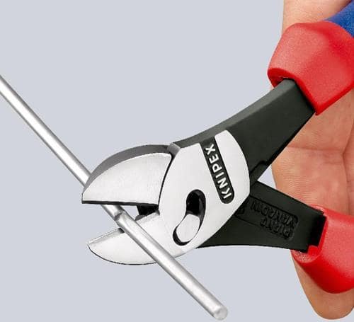 KNIPEX Hochleistungsseitenschneider TwinForce® L.180mm pol.Comfort-Griff KNIPEX