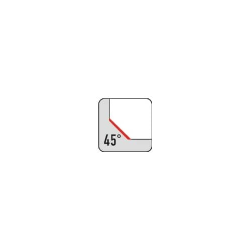 TECWERK Schaftfräser DIN 844 Typ HR D.18mm Einsatz-L.42mm HSS-Co5 Weldon TW