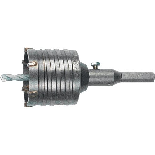 HELLER Schlagbohrkrone D.68mm Gesamt-L.120mm f.Steckd.6-KT.-Schaft HELLER