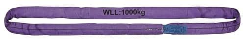 TECWERK Rundschlinge DIN EN 1492-2 Umfang 2m violett Tragf.einf.1000kg TECWERK