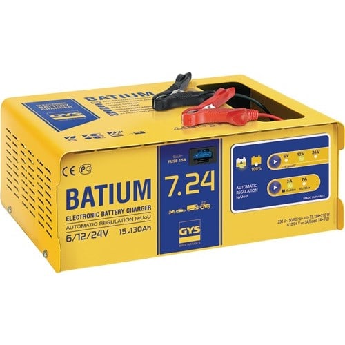 GYS Batterieladegerät BATIUM 7-24 6/12/24 V effektiv:11/arithmetisch:3-7 A GYS