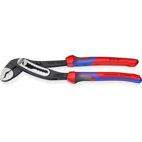 KNIPEX Wasserpumpenzange Alligator® L.300mm Spann-W.60mm pol.Mehrkomp.-Hüllen KNIPEX