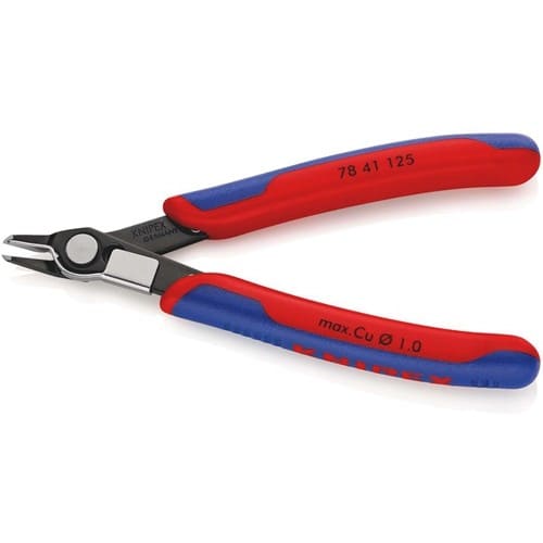 KNIPEX Elektronik-Seitenschneider Super-Knips® L.125mm Form 4 Facette nein brün.KNIPEX