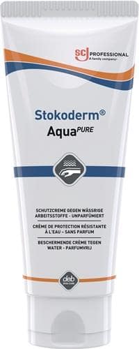 SC JOHNSON PROFESSIONAL Hautschutzcreme Stokoderm® Aqua PURE 100ml silikon-/parfümfrei