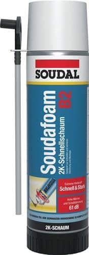 SOUDAL 2K-Türzargenschaum SOUDAFOAM 400 ml B2 grün m.Einw.-Handsch.Dose SOUDAL