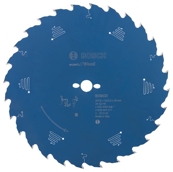 BOSCH Kreissägeblatt Expert for Wood, 420 x 30 x 3,5 mm, 28