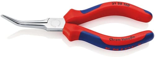 KNIPEX Nadelzange L.160mm 45Grad gew.verchr.Mehrkomp.-Hüllen KNIPEX