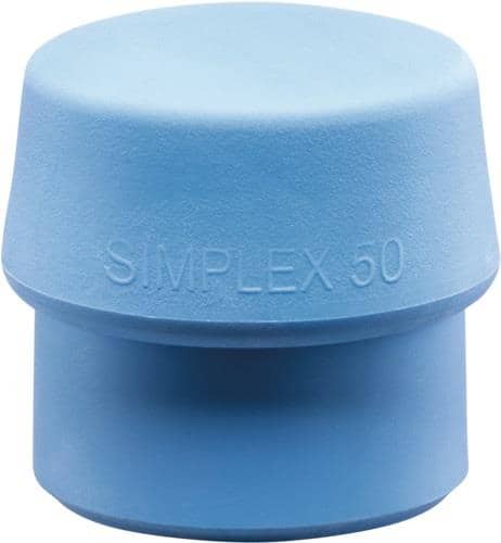 HALDER Schonhammerkopf SIMPLEX Kopf-Ø 40mm TPE-soft blau weich HALDER