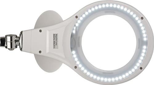 Nordwest LED-Lupenleuchte Glaslinse 127 (5 ″) Tischklemme