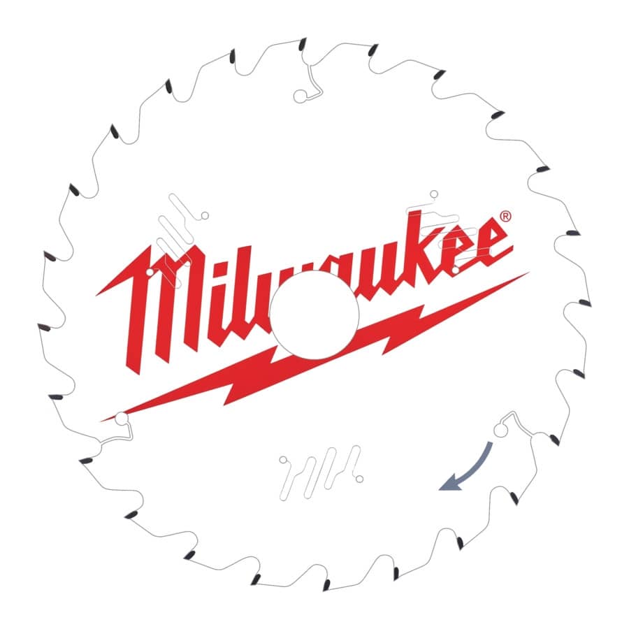 MILWAUKEE 210/30 mm Z24 Kreissägeblatt Holz für Akku-Tischkreissägen