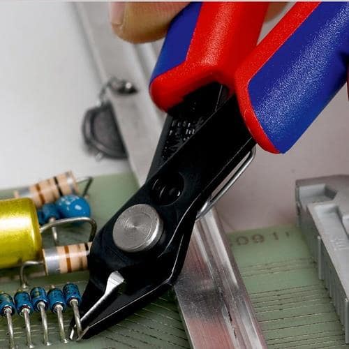 KNIPEX Elektronik-Seitenschneider Super-Knips® L.125mm Spezialwerkzeugstahl brün.KNIPEX