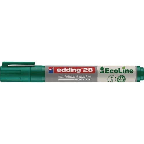 EDDING Whiteboardmarker 28 EcoLine grün Strich-B.1,5-3mm Rundspitze EDDING