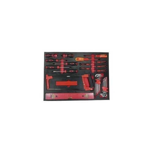 NOW Wkz.wagen B683xT460xH853mm 300kg 7 Schubl.173-tlg.Stahlbl.NOW
