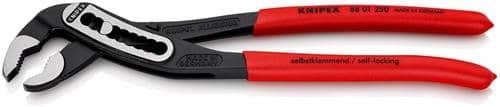 KNIPEX Wasserpumpenzange Alligator® L.250mm Spann-W.46mm pol.Ku.-Überzug KNIPEX