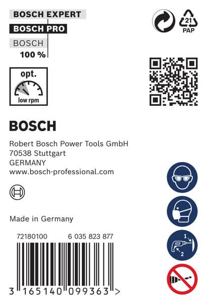 BOSCH Schalungs- und Installationsbohrer, 26 x 400 mm, d 11 mm