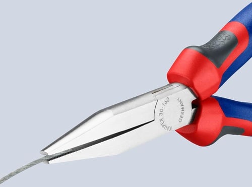 KNIPEX Langbeckzange Gesamt-L.160mm Kopf pol.halbrd.Comfort-Griff KNIPEX