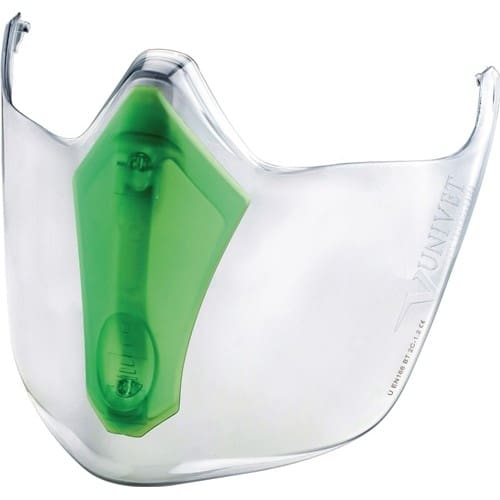 UNIVET Visier 6x3 PC Visier:getönt einstellbares Belüftungssystem EN 166b,EN 170 UNIVET